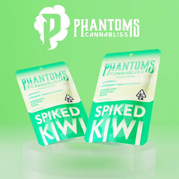 PHANTOMS CANNABLISS D9 + BLUE LOTUS GUMMIES 230MG/10CT/5PK